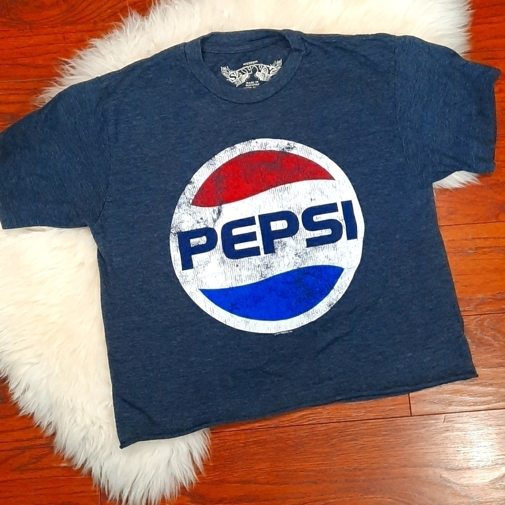 Savvy Pepsi Throwback Crop Top